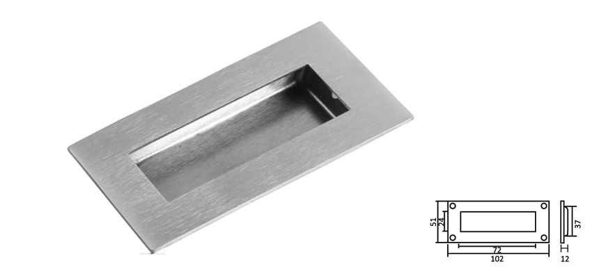 Concealed Handle,Stainless Steel